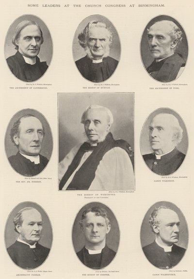 Einige Führer beim Kirchenkongress in Birmingham von English Photographer