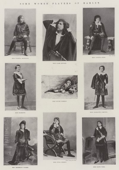 Einige weibliche Darsteller von Hamlet von English Photographer