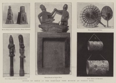 Beute von Benin im Horniman Free Museum in Forest Hill von English Photographer