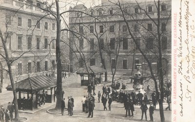 St. Bartholomews Hospital und der Quadrangle von English Photographer
