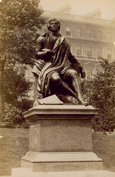 Statue von Robert Burns von English Photographer