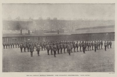 Die 67. Kompanie der Imperial Yeomanry, Lord Dunravens Scharfschützen, auf dem Weg nach Süden von English Photographer