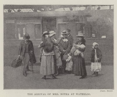 Die Ankunft von Mrs. Botha in Waterloo von English Photographer