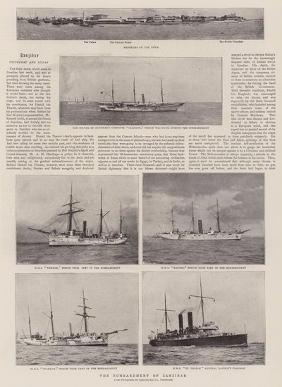 Die Bombardierung von Sansibar von English Photographer