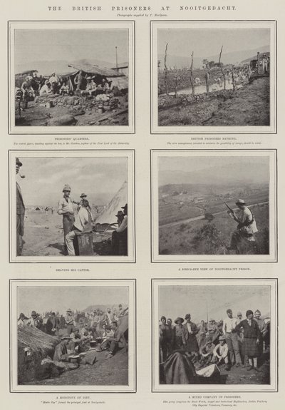 Die britischen Gefangenen in Nooitgedacht von English Photographer
