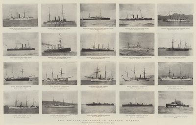 Das britische Geschwader in chinesischen Gewässern von English Photographer