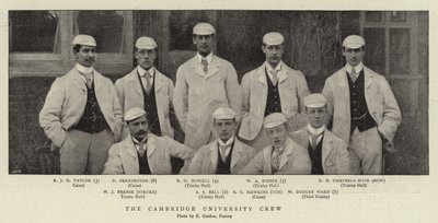 Die Crew der Universität Cambridge von English Photographer