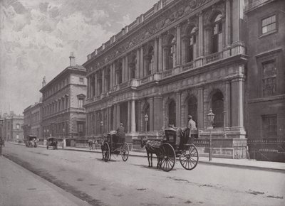 Die Carlton und Reform Clubs, Pall Mall von English Photographer