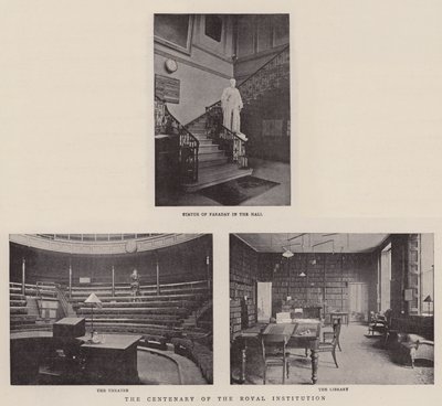 Das hundertjährige Jubiläum der Royal Institution von English Photographer
