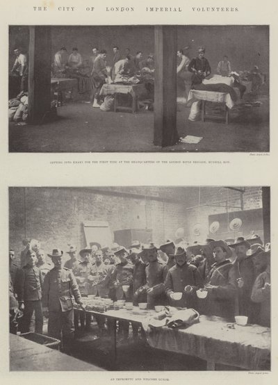 Die City of London Imperial Volunteers von English Photographer