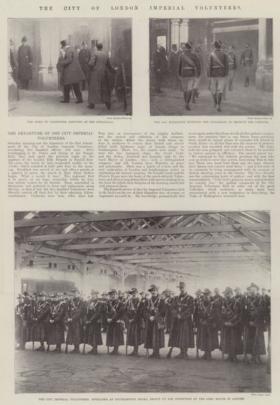 Die City of London Imperial Volunteers von English Photographer