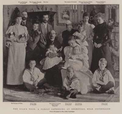Die Reise des Zaren, ein Familientreffen in Bernstorf bei Kopenhagen von English Photographer
