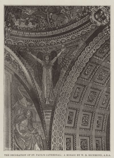 Die Dekoration der St. Pauls Kathedrale, ein Mosaik von W B Richmond, ARA von English Photographer