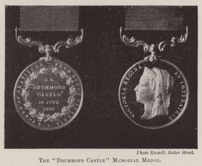 Die Drummond Castle Gedenkmedaille von English Photographer
