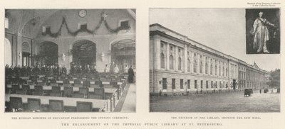 Die Erweiterung der Kaiserlichen Öffentlichen Bibliothek in St. Petersburg von English Photographer
