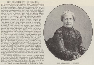 Die Ex-Kaiserin von Brasilien von English Photographer
