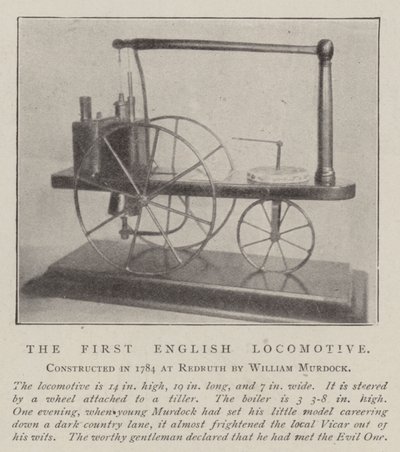 Die erste englische Lokomotive von English Photographer