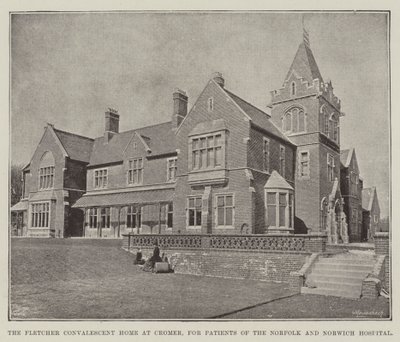Das Fletcher-Erholungsheim in Cromer, für Patienten des Norfolk und Norwich Krankenhauses von English Photographer
