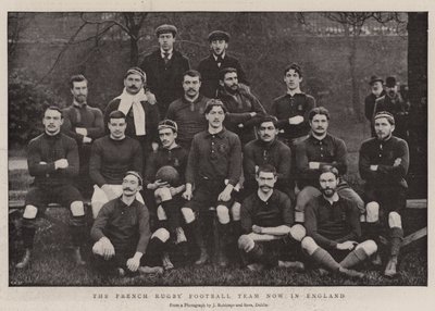 Die französische Rugby-Fußballmannschaft jetzt in England von English Photographer