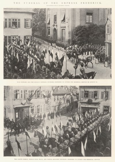Das Begräbnis der Kaiserin Friedrich von English Photographer