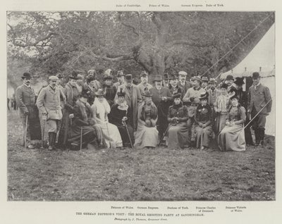 Der Besuch des deutschen Kaisers, die königliche Jagdgesellschaft in Sandringham von English Photographer