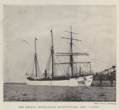 Das deutsche Südpolarexpeditionsschiff Gauss von English Photographer