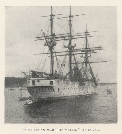Das deutsche Kriegsschiff Stein in Dover von English Photographer
