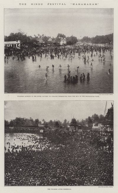 Das hinduistische Fest Mahamakam von English Photographer