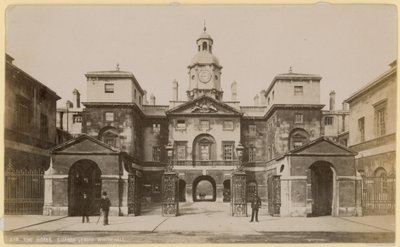 Die Horse Guards von Whitehall, London von English Photographer