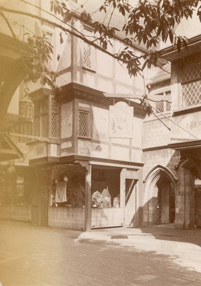 Die Internationale Gesundheitsausstellung in South Kensington: Reproduktion von London in alten Zeiten von English Photographer