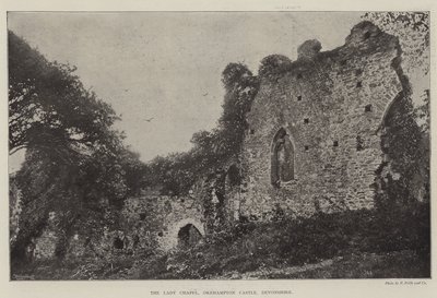 Die Lady Kapelle, Okehampton Burg, Devonshire von English Photographer