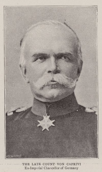 Der verstorbene Graf von Caprivi von English Photographer