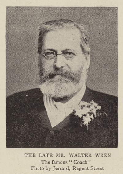 Der verstorbene Herr Walter Wren von English Photographer