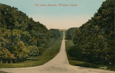 Die Lange Allee, Windsor Castle in England von English Photographer