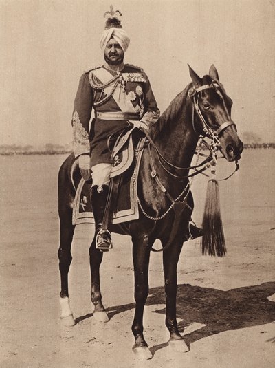 Der Maharaja von Patiala von English Photographer
