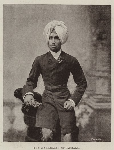 Der Maharadscha von Patiala von English Photographer