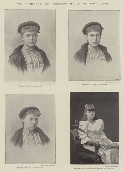 Die Hochzeit von Prinzessin Marie von Edinburgh von English Photographer
