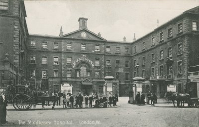 Das Middlesex Hospital, London, 1910 von English Photographer
