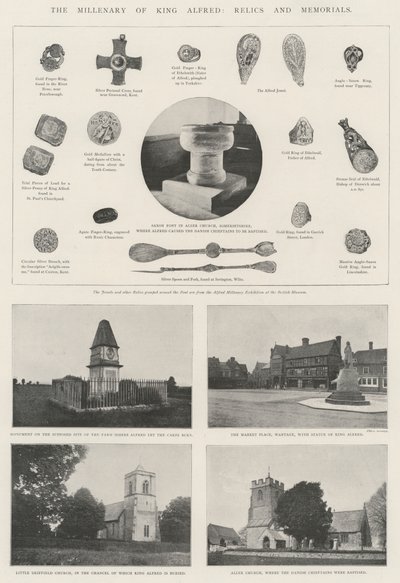 Das Jahrtausend von König Alfred, Relikte und Denkmäler von English Photographer