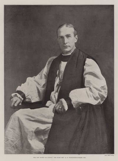 Der neue Bischof von London, der rechte Reverend A F Winnington-Ingram, DD von English Photographer