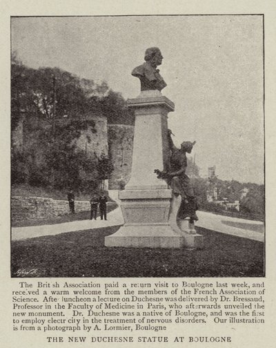 Die neue Duchesne-Statue in Boulogne von English Photographer