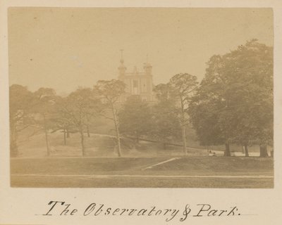 Das Observatorium und der Park, Greenwich von English Photographer