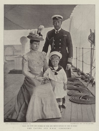 Die Abzahlung der HMS Crescent von English Photographer