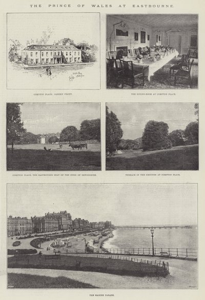 Der Prinz von Wales in Eastbourne von English Photographer