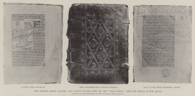 Der Rekordpreis Caxton, das beste erhaltene Exemplar des Ryal-Buchs, verkauft am 20. März für £2225 von English Photographer