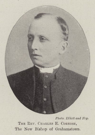 Der Reverend Charles E Cornish, der neue Bischof von Grahamstown von English Photographer
