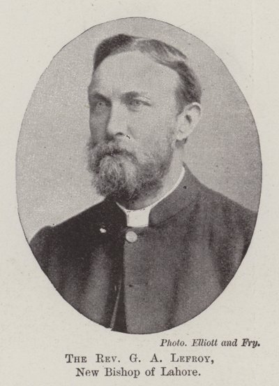Der Reverend G A Lefroy, neuer Bischof von Lahore von English Photographer