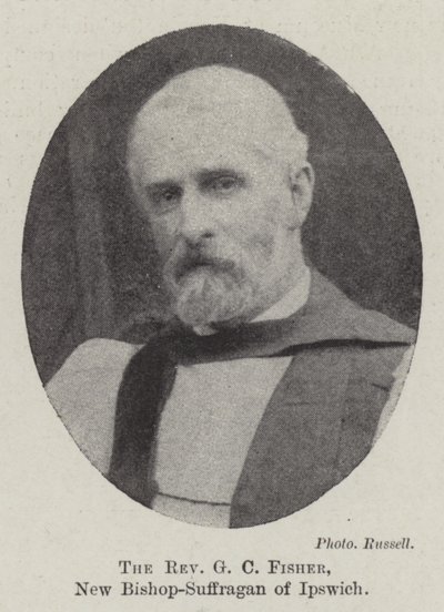 Der Reverend G. C. Fisher, neuer Suffraganbischof von Ipswich von English Photographer