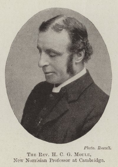 Der Reverend H C G Moule, neuer Norrisian Professor in Cambridge von English Photographer