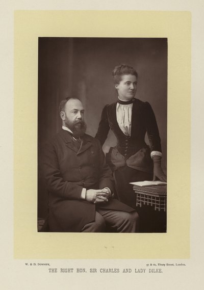 Der ehrenwerte Sir Charles und Lady Dilke von English Photographer